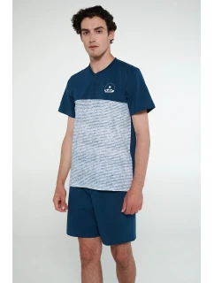 Pyžamo s knoflíkovou légou model 19698512 - Vamp