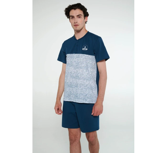 Pyžamo s knoflíkovou légou model 19698512 - Vamp Pyžamo s knoflíkovou légou model 19698512 - Vamp