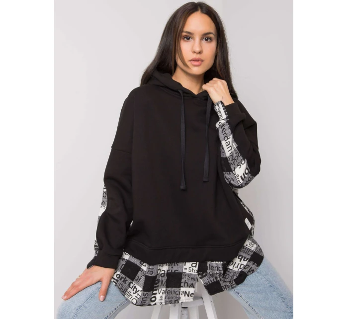 Mikina RV BL 7312.14 černobílých