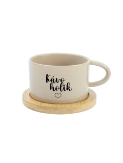 KÁVOHOLIK - krémový hrníček makronka 200 ml