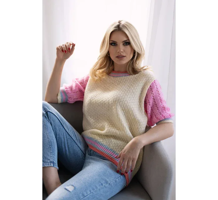 Svetr s krátkým rukávem  model 178640 PeeKaBoo