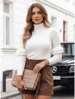 Dámský svetr ecru Dstreet model 21964198 - FashionStreet Dámský svetr ecru Dstreet model 21964198 - FashionStreet