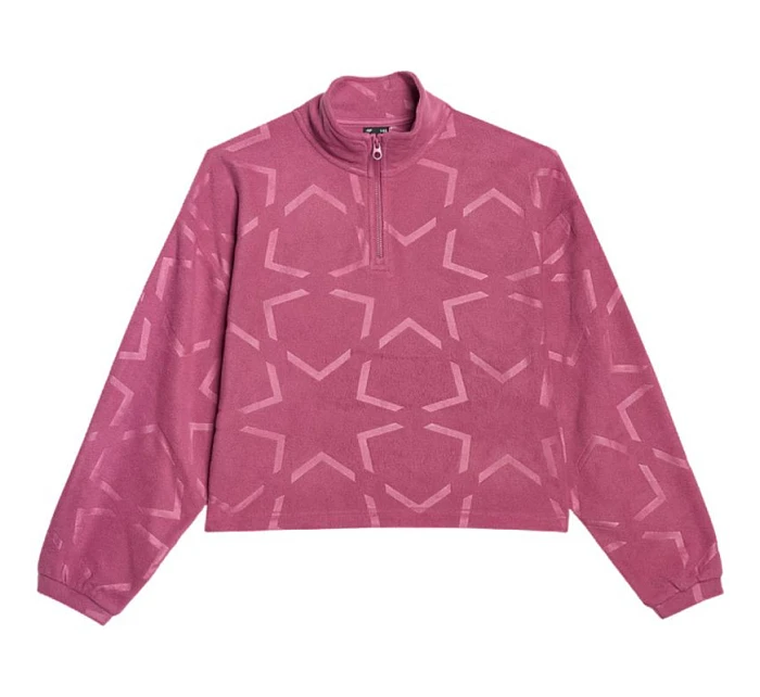 Dívčí fleece 4F F342 tmavě růžový 4FJWAW25TFLEF342 53A