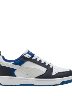 Dětské boty Rebound Lo Mid white and blue 28 model 21396408 - Puma