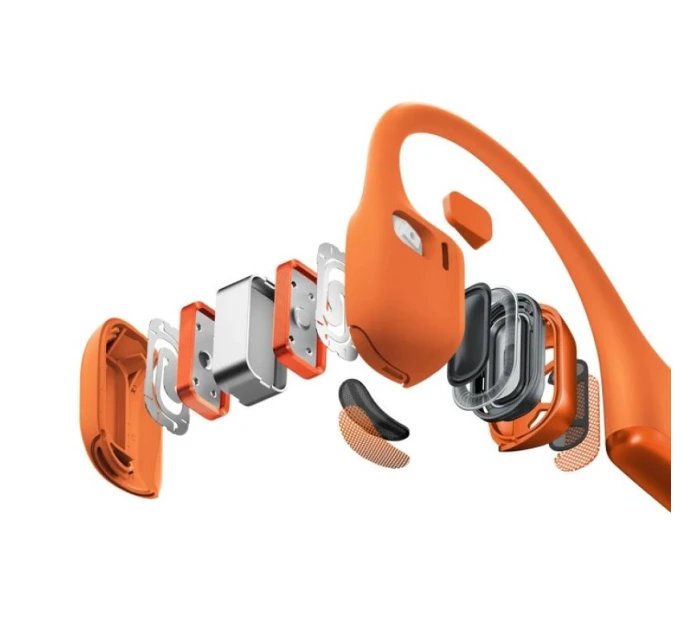Shokz Openrun Pro 2 USB-C bezdrátová sluchátka s kostmi oranžová