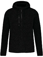 PA 365 Pánská pletená fleecová bunda s kapucí model 22423389 dark grey melange - Kariban ProAct PA 365 Pánská pletená fleecová bunda s kapucí model 22423389 dark grey melange - Kariban ProAct