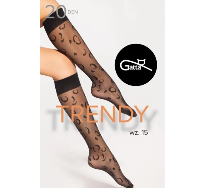 Gatta Knee Socks 15 20 DEN kolor:nero