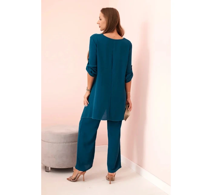 Sada halenky + kalhot s přívěskem námořní