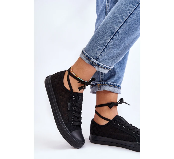 Klasické nízké tenisky Big Star model 21608519 černé - Big Star Shoes Klasické nízké tenisky Big Star model 21608519 černé - Big Star Shoes