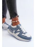 Dámské džínové tenisky z ekokůže modré model 21657606 - Boto