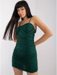 Šaty DHJ SK 13930.90 tmavě zelená