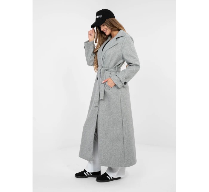 Płaszcz IT PL model 22002696 szary - FPrice Płaszcz IT PL model 22002696 szary - FPrice