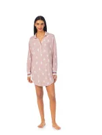 Dámská noční košile model 18893688 215 starorůžová - DKNY Dámská noční košile model 18893688 215 starorůžová - DKNY