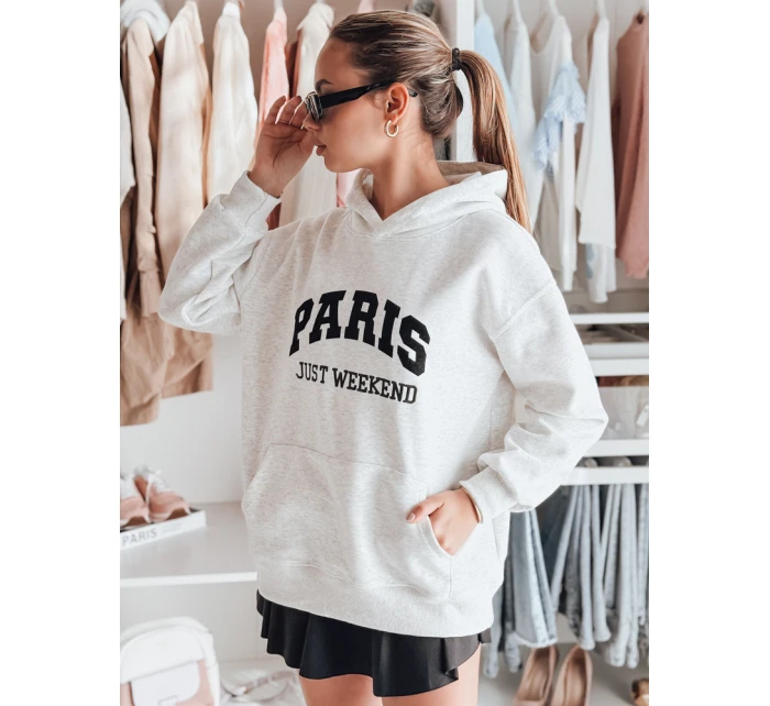 Dámská oversize mikina šedá Dstreet model 21988149 - FashionStreet