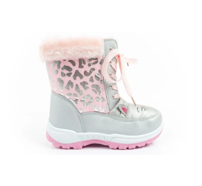 dětské zimní sněhové boty teplé pro dívky model 21813343 - Leomil dětské zimní sněhové boty teplé pro dívky model 21813343 - Leomil