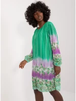 Sukienka DHJ SK model 20105200 zielony - FPrice Sukienka DHJ SK model 20105200 zielony - FPrice