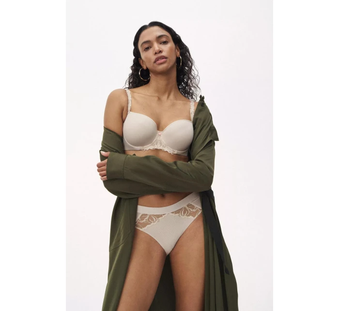 Dámská podprsenka Wild Azalea Florale WHP - BROWN - sv. béžová 00RB - TRIUMPH