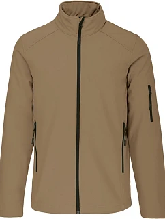 Kariban K 401 Pánská 3-vrstvá softshellová bunda 20.K401 camel
