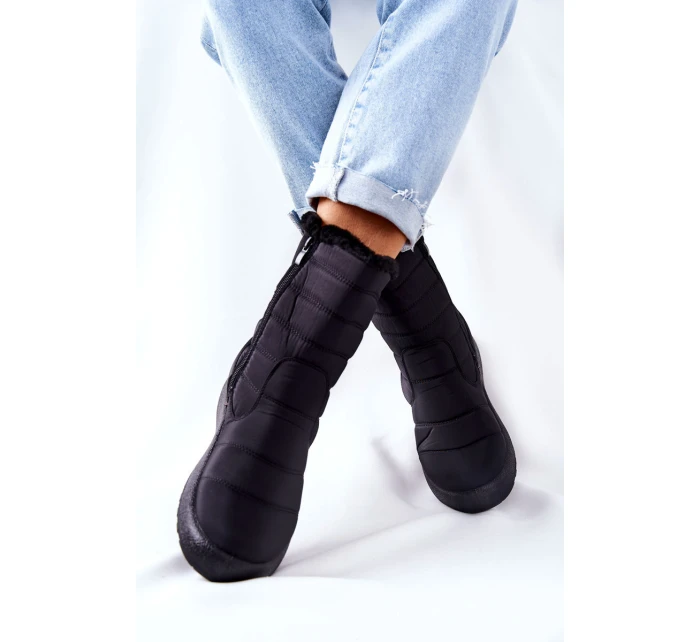 Vysoké Dámské Sněhule Černé model 21564475 - Boto Vysoké Dámské Sněhule Černé model 21564475 - Boto