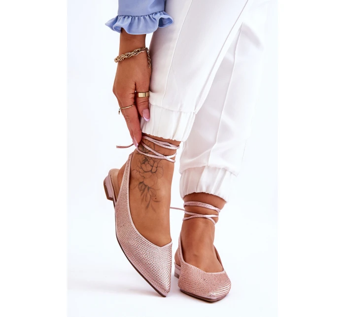 Vázané Baleríny S Béžové model 21612787 - Boto