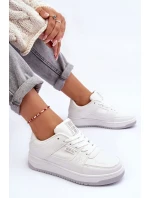 Dámské Sportovní Boty Sneakersy Big Star model 21634180 Bílé - Big Star Shoes Dámské Sportovní Boty Sneakersy Big Star model 21634180 Bílé - Big Star Shoes