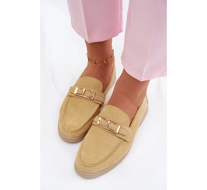 Dámské mokasíny Žluté s přezkou Belinae Dámské mokasíny Žluté s přezkou Belinae