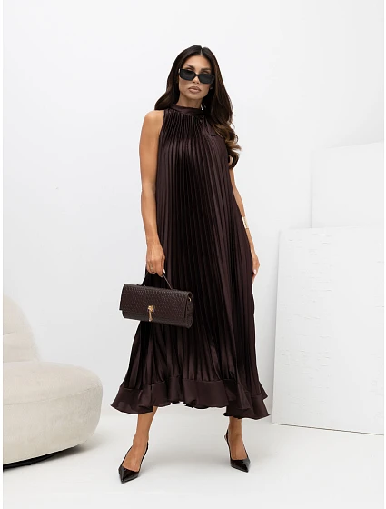 Sukienka IT SK model 22144179 ciemny brązowy - FPrice