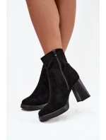 Dámské botky na sloupku – černé Pavinne Dámské botky na sloupku – černé Pavinne