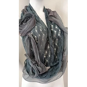 Dámská šála tmavě šedá - FPrice