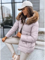 Dámská prošívaná zimní bunda AMBER DAWN beige FashionStreet TY3809