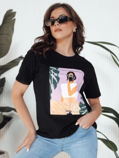 Dámské tričko MEMORY černé Dstreet RY2628