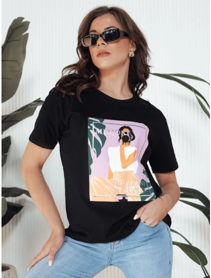 Dámské tričko MEMORY černé FashionStreet RY2628