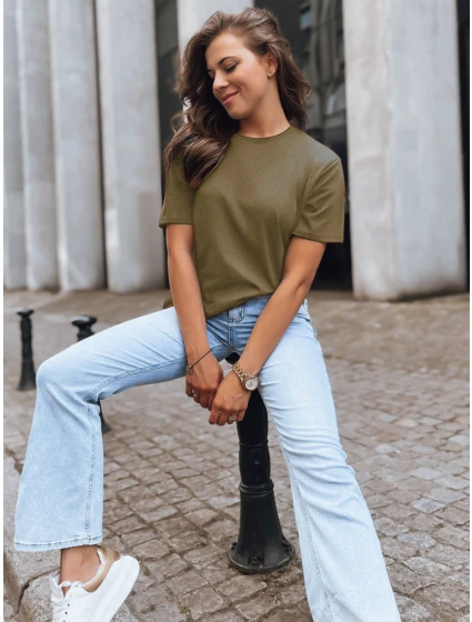 MAYLA II dámské tričko olivové FashionStreet RY2661