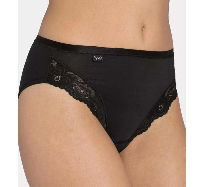 Dámské kalhotky sloggi Romance Tai - černé - SLOGGI Dámské kalhotky sloggi Romance Tai - černé - SLOGGI