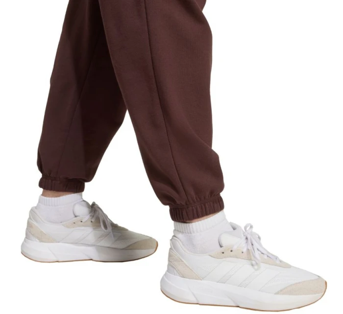 Dámské kalhoty adidas Essentials Small Logo French Terry Cuffed pants brown JX3864 dámské Dámské kalhoty adidas Essentials Small Logo French Terry Cuffed pants brown JX3864 dámské