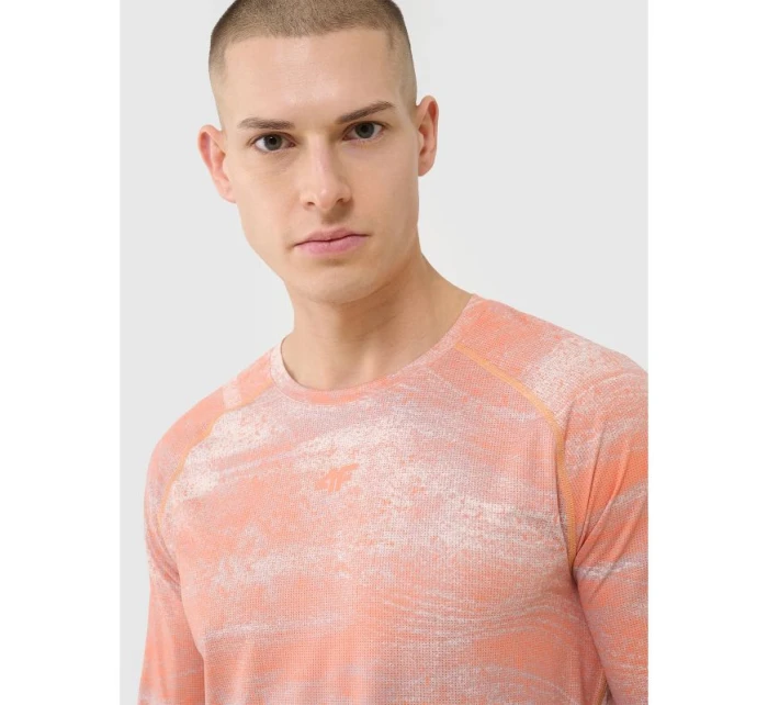 Pánské rychleschnoucí cyklistické tričko s dlouhým rukávem 4F 4FWSS25TFLOM340-70A pánské Pánské rychleschnoucí cyklistické tričko s dlouhým rukávem 4F 4FWSS25TFLOM340-70A pánské