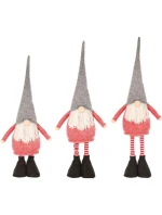 Dekorativní trpaslík na rozkročených nohách 64-79 CM červený