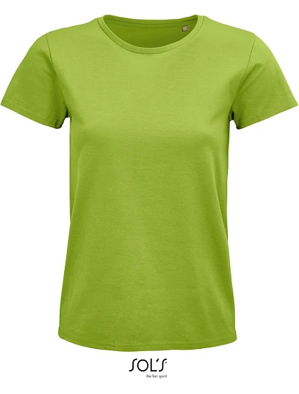 SOL'S Pioneer Women Dámské tričko z bio bavlny 25.3579 apple green