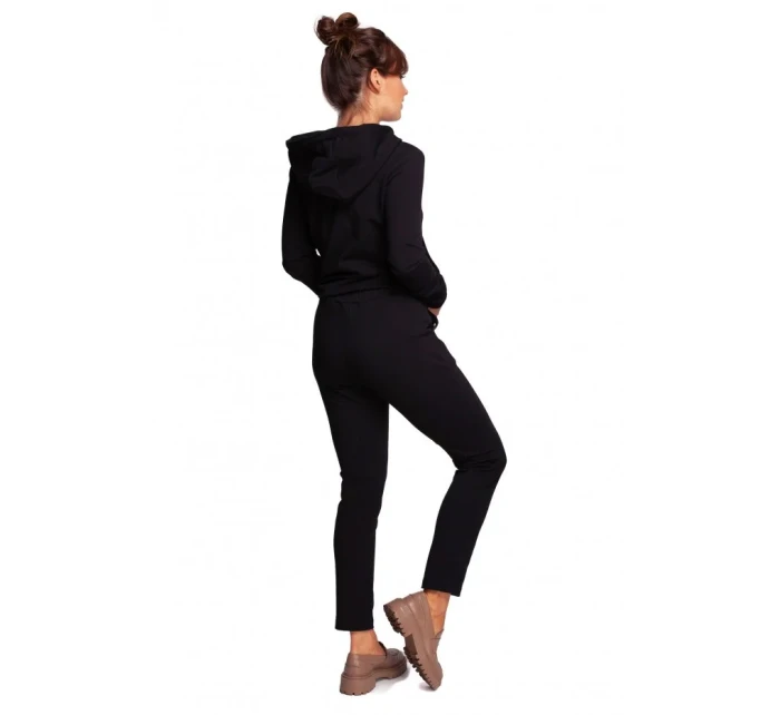 Kalhoty s rovnými nohavice s  černé model 18004377 - BeWear