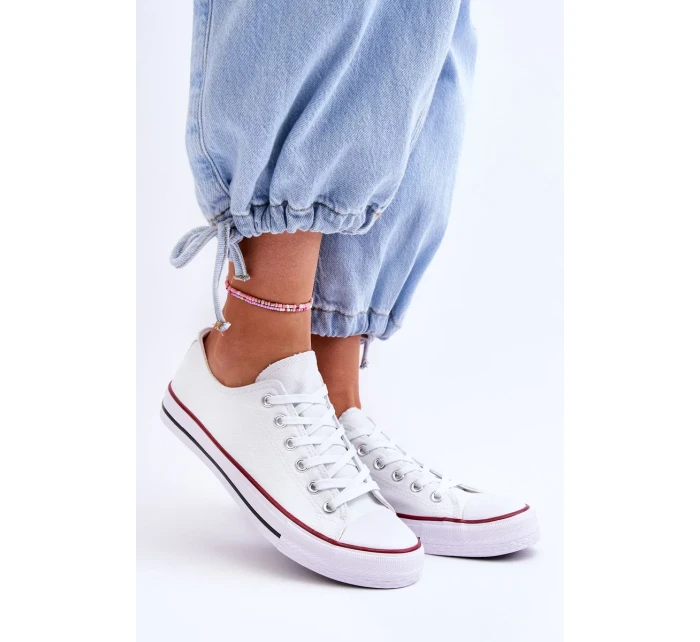 Klasické nízké dámské tenisky Bíle Vegas Klasické nízké dámské tenisky Bíle Vegas