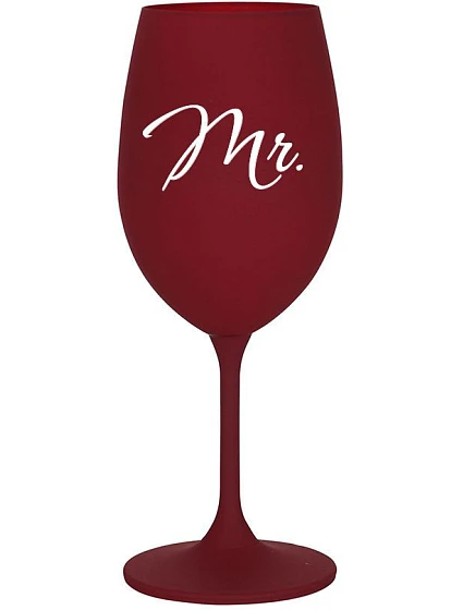 MR. - bordo sklenice na víno 350 ml
