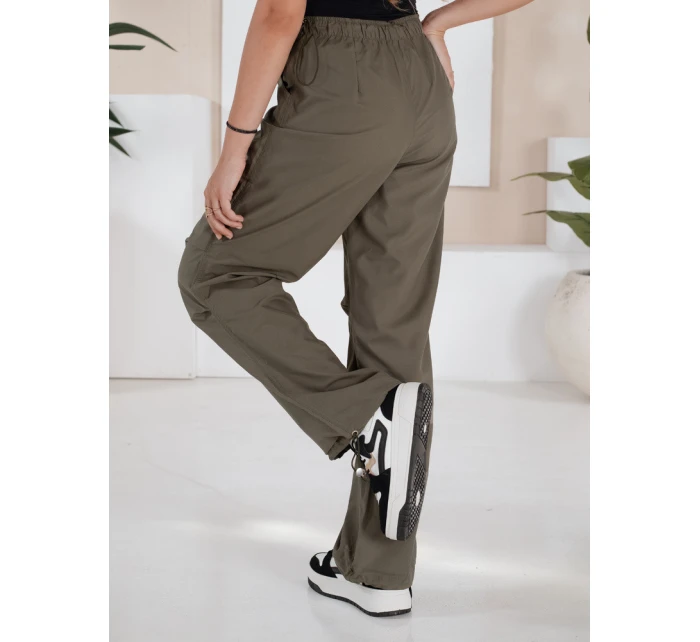 Dámské padákové kalhoty khaki Dstreet model 21970952 - FashionStreet