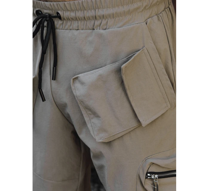 Pánské kalhoty cargo béžové FashionStreet UX4302