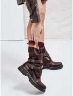 FashionStreet hnědé dámské boty ZY1143 FashionStreet hnědé dámské boty ZY1143