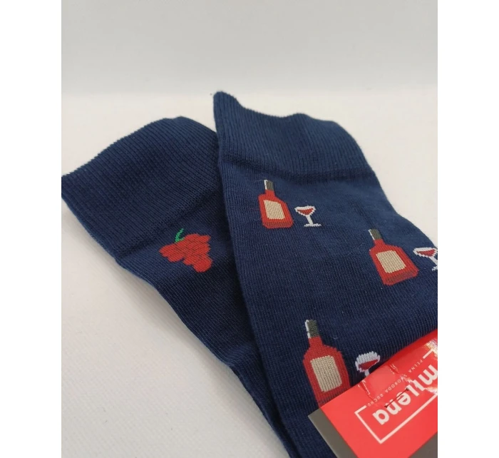 Milena Avangard ponožky 0125-137 Víno do páru 39-46