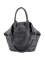 Moderní dámská shopperka černá 5V2QV - Vivian