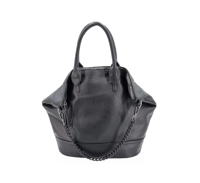 Moderní dámská shopperka černá 5V2QV - Vivian