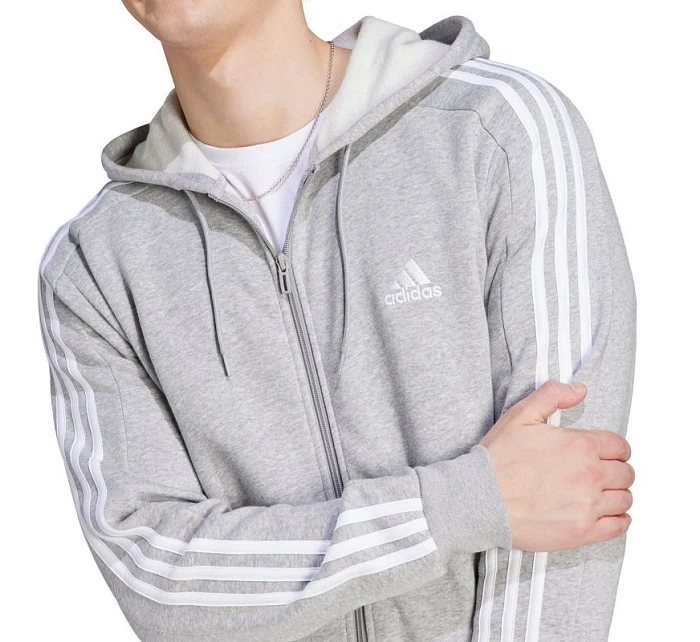 Mikina Essentials Fleece 3Stripes FullZip M model 19572230 - ADIDAS Mikina Essentials Fleece 3Stripes FullZip M model 19572230 - ADIDAS