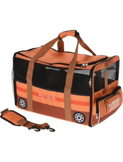 PŘEPRAVKA PRO ZVÍŘATA 52X30X32,5CM PET BUS ORANŽOVÁ