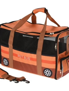 PŘEPRAVKA PRO ZVÍŘATA 52X30X32,5CM PET BUS ORANŽOVÁ